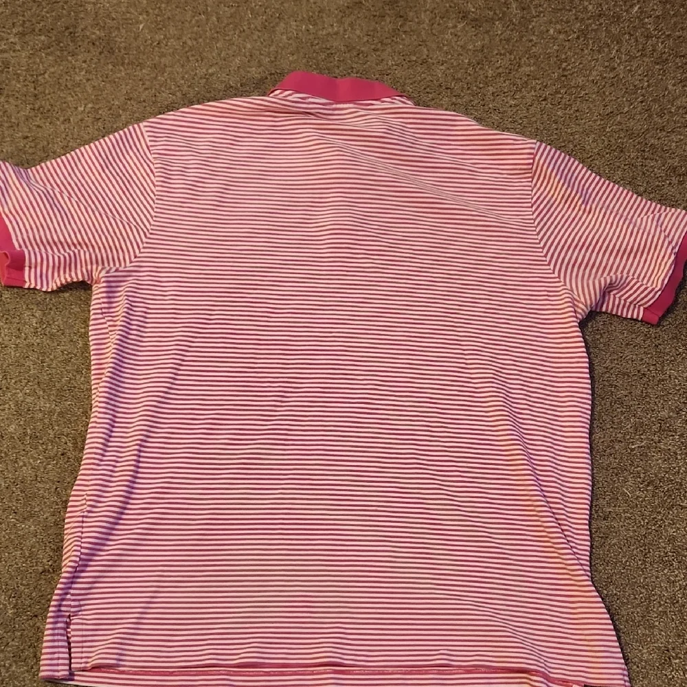 Ralph Lauren Pink Striped Polo Shirt